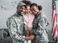 black dad wife and daughter